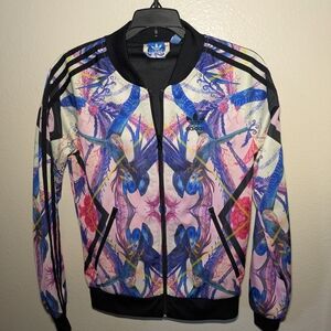 Adidas Colorful Floral Pattern Jacket